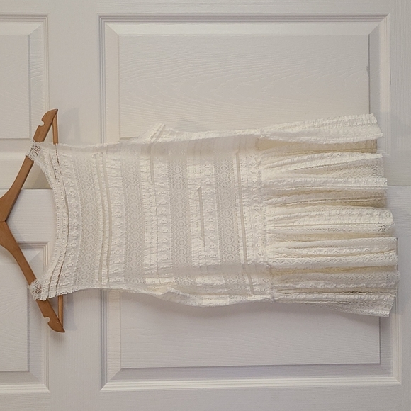 Intimately Free People Pucker Up Peplum Boho Lace Tank. Small - Picture 4 of 6